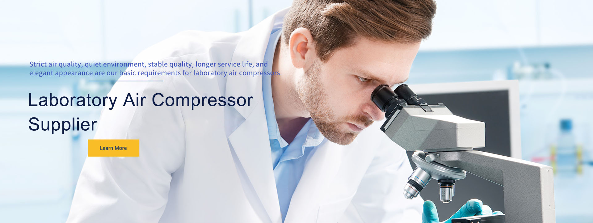 Laboratory air compressor